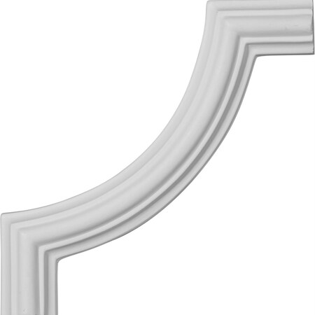 Ekena Millwork 5 1/8"W x 5 1/8"H Large Classic Panel Moulding Corner (matches moulding PML00X00CL) PML05X05CL